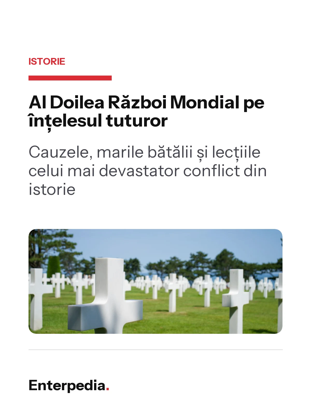 copertă Al Doilea Război Mondial pe înțelesul tuturor