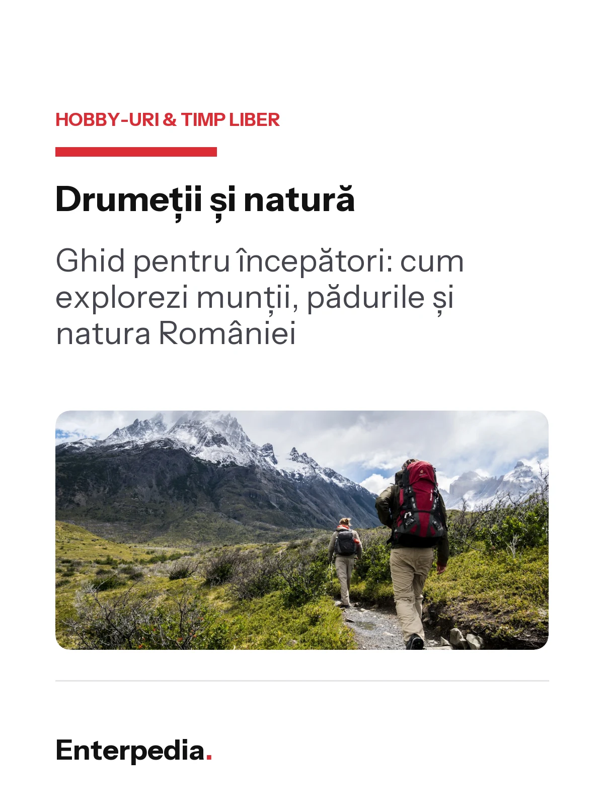 copertă Drumeții și natură