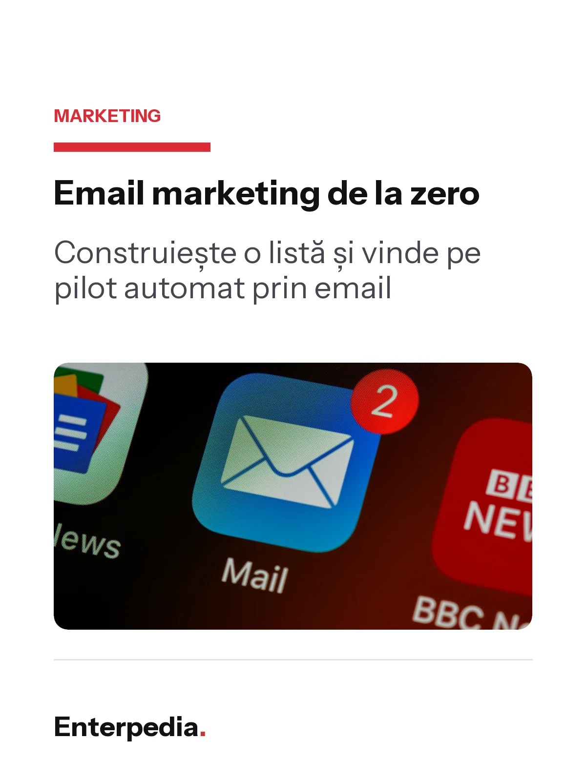 copertă Email marketing de la zero