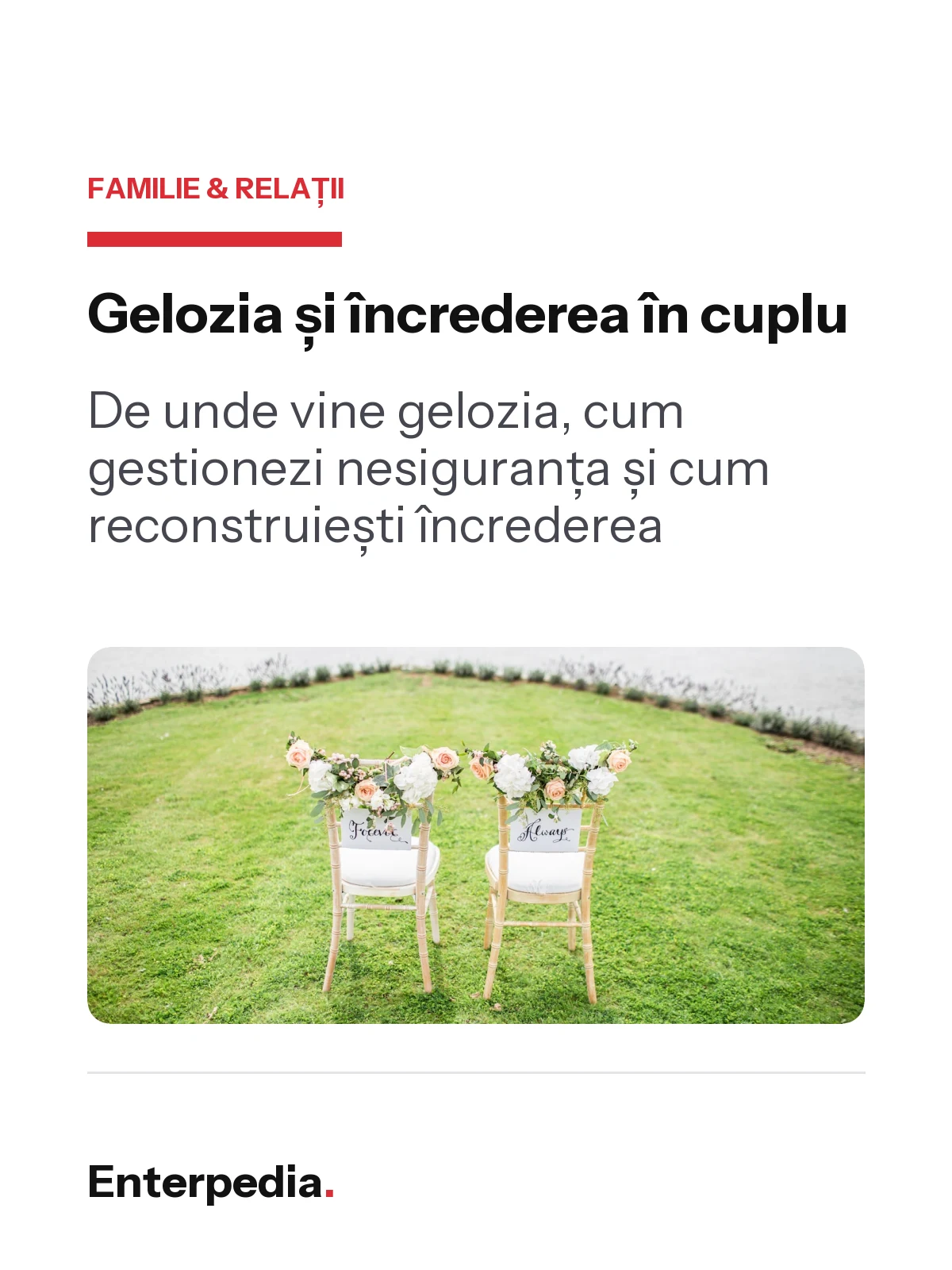 Gelozia și încrederea în cuplu
