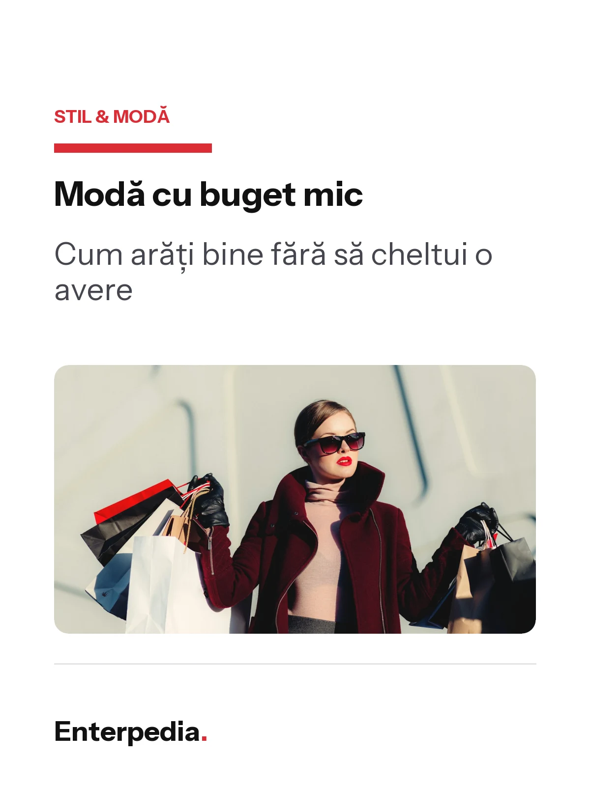 copertă Modă cu buget mic