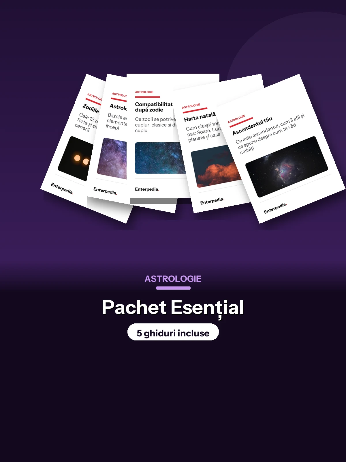 Astrologie — Pachet Esențial (5 ghiduri)