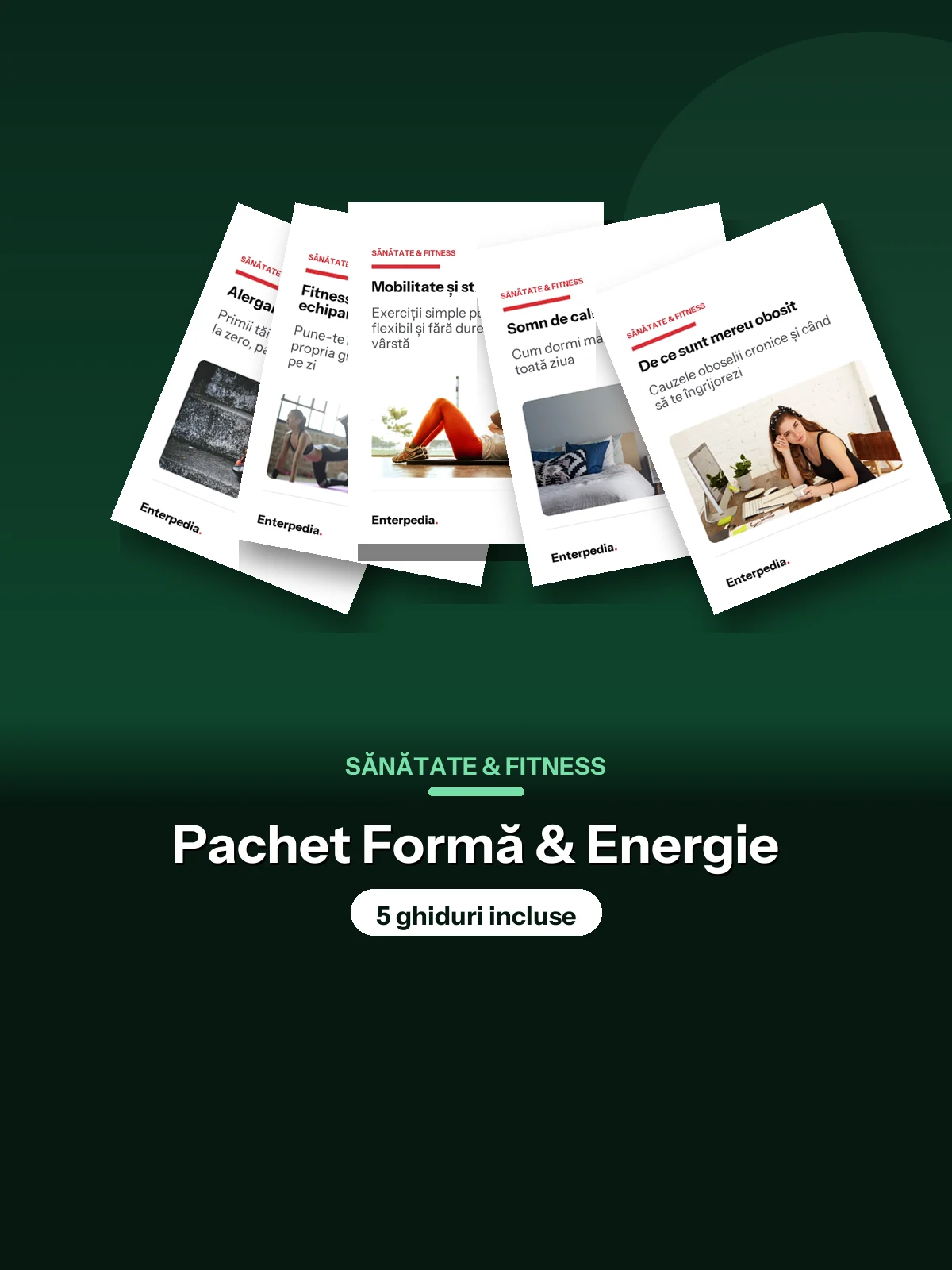 Sănătate — Pachet Formă & Energie (5 ghiduri)