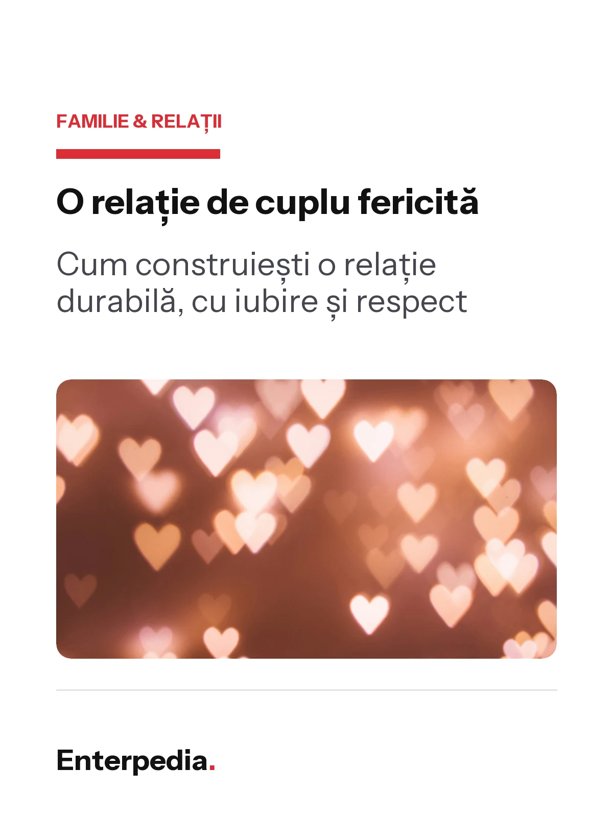 O relație de cuplu fericită